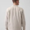 Camisa holgada 100 % lino