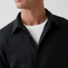 Camisa holgada 100 % lino