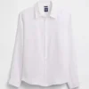 Camisa holgada 100 % lino