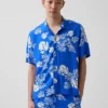 Camisa holgada con cuello camp