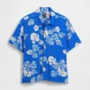 Camisa holgada con cuello camp