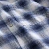 Camisa holgada de franela de algodón orgánico