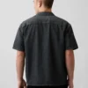 Camisa holgada de mezclilla