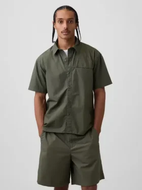 Camisa holgada de popelín