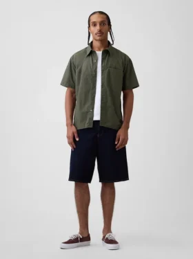 Camisa holgada de popelín