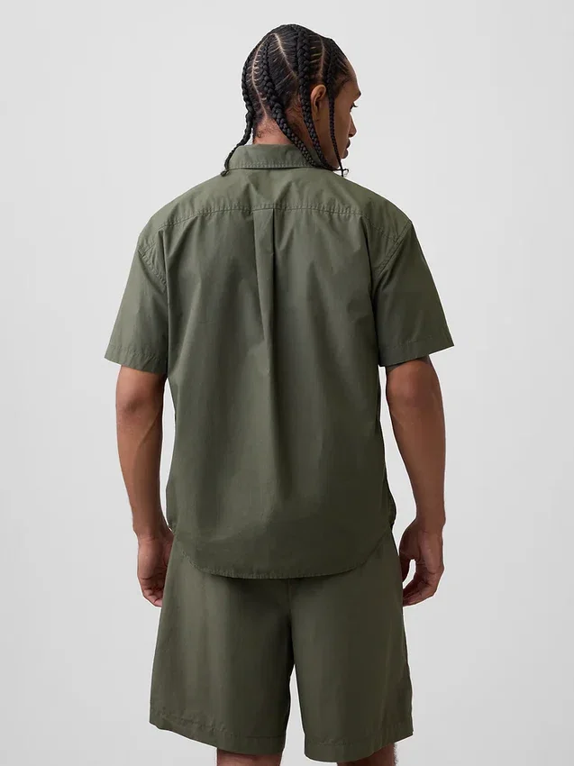 Camisa holgada de popelín