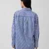Camisa holgada de popelín de algodón orgánico