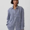 Camisa oversize 100 % lino