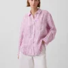 Camisa oversize 100 % lino
