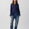 Camisa oversize 100 % lino