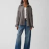 Camisa oversize 100 % lino
