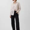 Camisa oversize 100 % lino