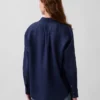 Camisa oversize 100 % lino