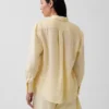 Camisa oversize 100 % lino