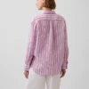 Camisa oversize 100 % lino