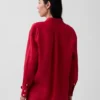 Camisa oversize 100 % lino