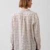 Camisa oversize 100 % lino