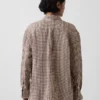 Camisa oversize 100 % lino