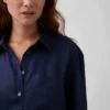 Camisa oversize 100 % lino
