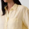 Camisa oversize 100 % lino