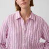 Camisa oversize 100 % lino