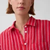 Camisa oversize 100 % lino