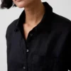 Camisa oversize 100 % lino