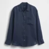 Camisa oversize 100 % lino