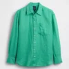 Camisa oversize 100 % lino