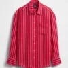 Camisa oversize 100 % lino