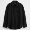 Camisa oversize 100 % lino