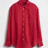 Camisa oversize 100 % lino