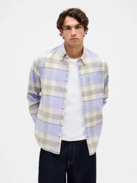 Camisa Oxford con botones