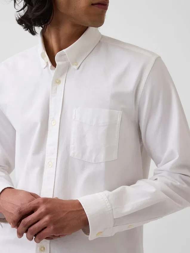 Camisa Oxford con botones