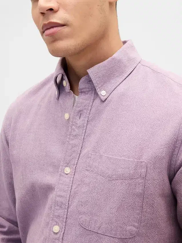 Camisa Oxford con botones