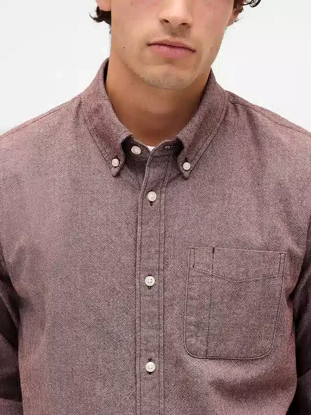 Camisa Oxford con botones