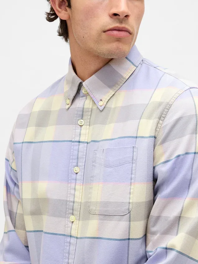 Camisa Oxford con botones