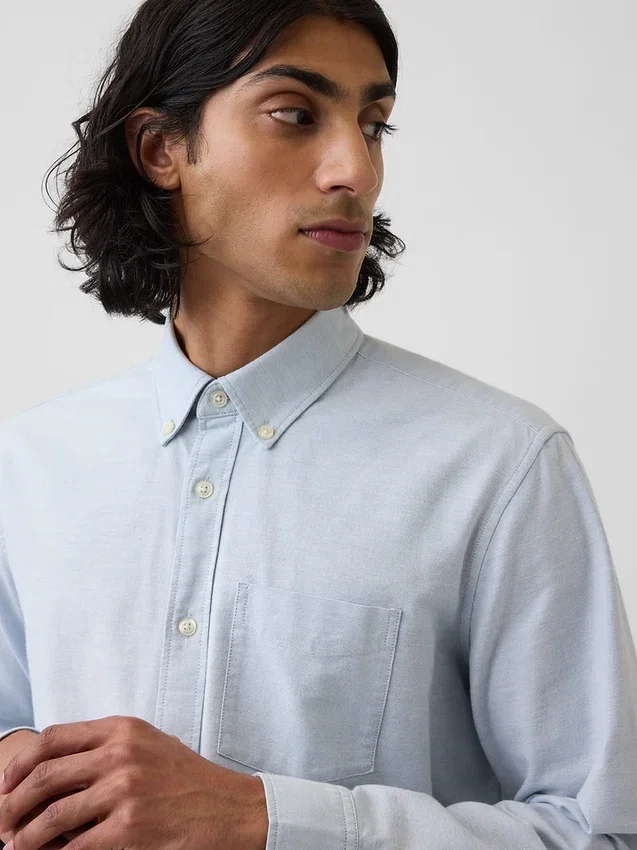 Camisa Oxford con botones