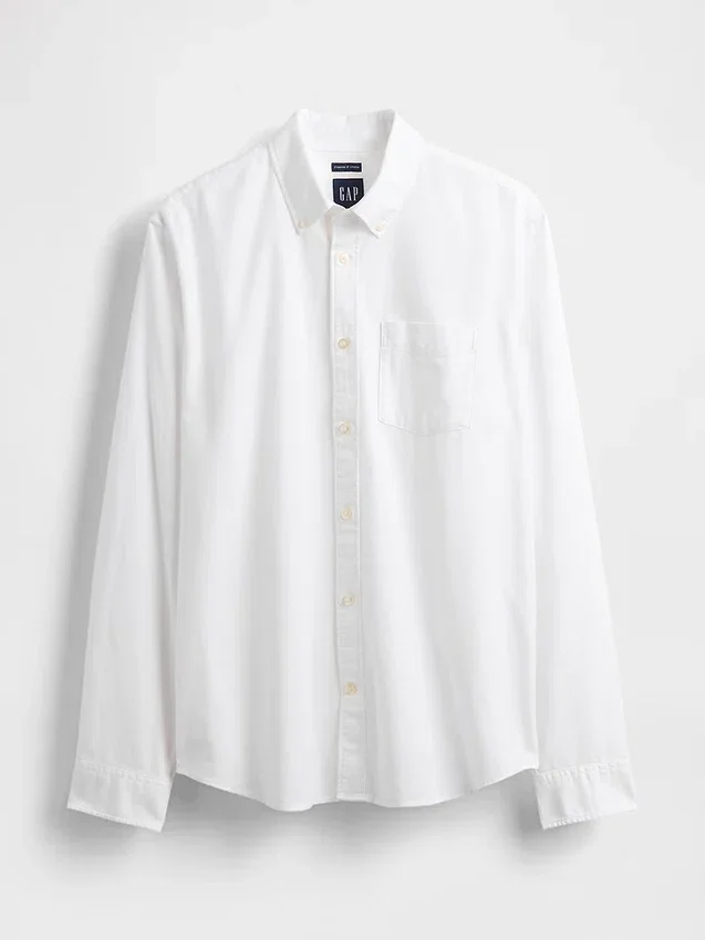 Camisa Oxford con botones