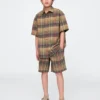 Camisas a cuadros holgadas para niños