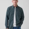 Camisas clásicas de popelín de algodón orgánico