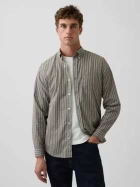 Camisas clásicas de popelín de algodón orgánico