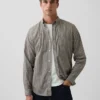 Camisas clásicas de popelín de algodón orgánico