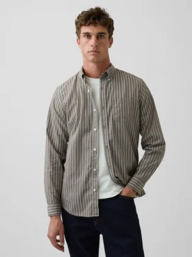 Camisas clásicas de popelín de algodón orgánico