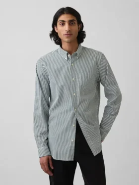 Camisas clásicas de popelín de algodón orgánico
