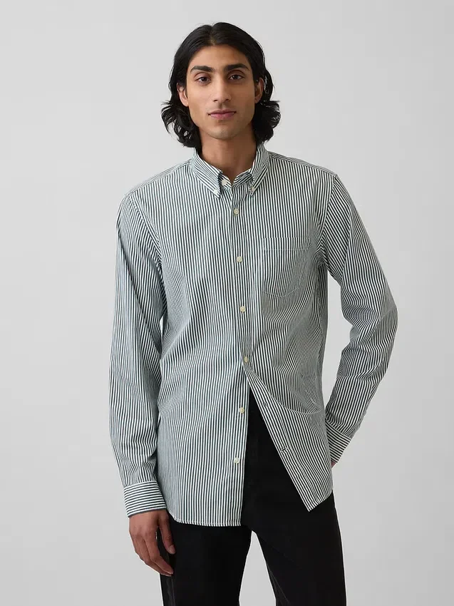 Camisas clásicas de popelín de algodón orgánico