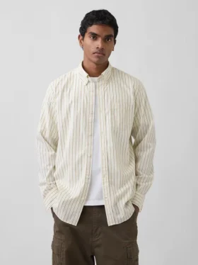 Camisas clásicas de popelín de algodón orgánico