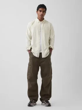 Camisas clásicas de popelín de algodón orgánico