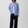Camisas clásicas de popelín de algodón orgánico