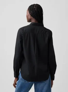 Camisas clásicas de popelín de algodón orgánico